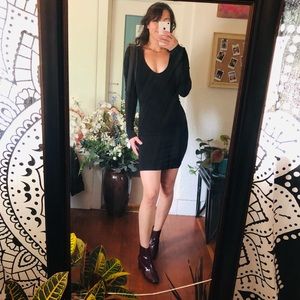 long sleeve bodycon dress